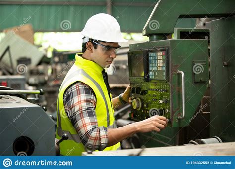 Manufacturing Staff Engineer In Production Of Factory Stock Photo