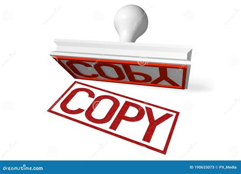 Copy White And Red Rubber Stamp Stock Illustration Illustration Of