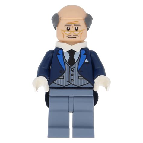 Lego Minifigure Sh313 Alfred Pennyworth Pinstripe Vest At Brickscout