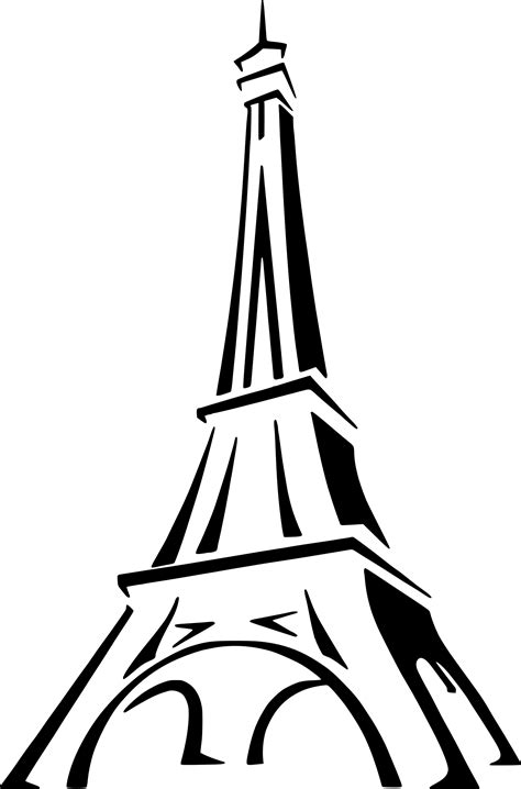 Eiffel Tower Wall Decal Stencil Tour Png Download 12001200 Free