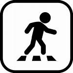 Crossing Road Icon Icons Pedestrian Flaticon