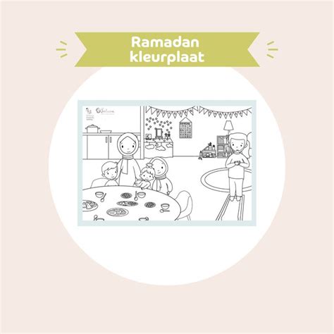 Ramadan Kleurplaat Ramadan Kleurplaten Kleuterklas