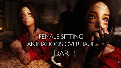 Female Sitting Animations Overhaul Dar Le By Xtudo Skyrim Mod