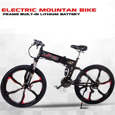 Buy 26 Inch Fold Electric Mountain Bike 48v Frame