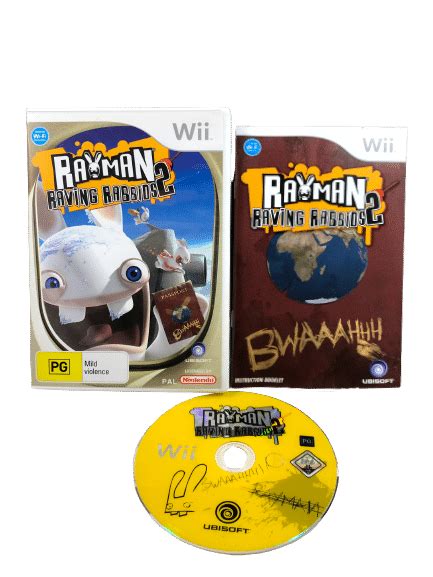 Rayman Raving Rabbids 2 Wii Complete Appleby Games