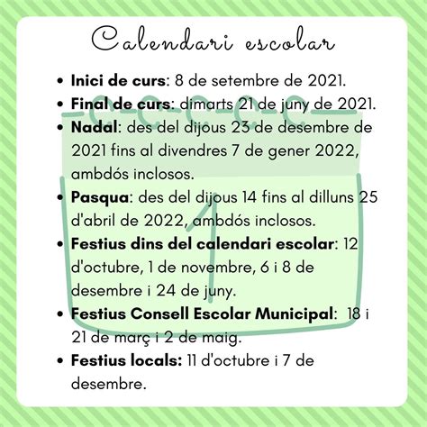 Calendario Centro De Primaria De Pruebas