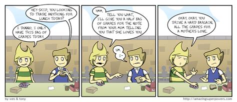 Amazingsuperpowers Webcomic At The Speed Of Light Lunch Trade