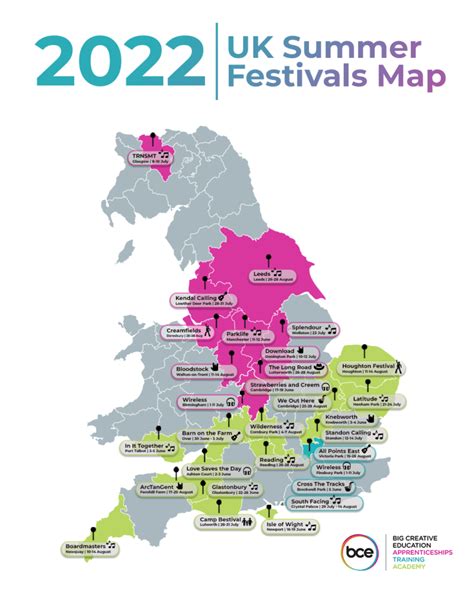 The Top 10 Uk Festivals For Summer 2022 Big Creative Education