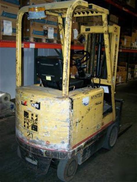 hyster forklift wcharger ebs lbs  height