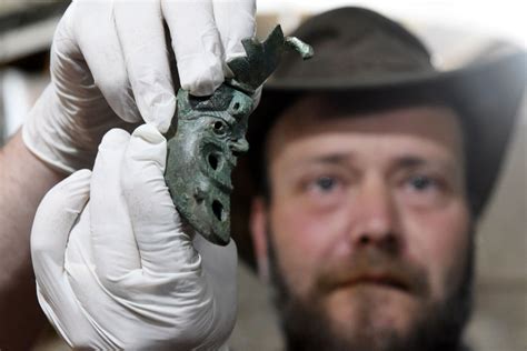 Israeli Archaeologists Uncover Rare Ancient Bronze Lamp Shaped Like A