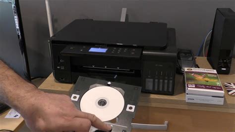 How To Print On To A Printable Cd Using The Epson Ecotank Et 7700 Youtube