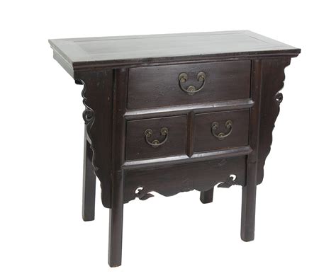 Three Drawers Antique Altar Table Antique Table Antique Side Table