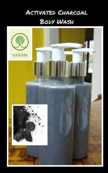 Vanam Activated Charcoal Body Wash Packaging Size 100ml Color