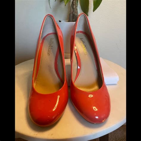 Kelly And Katie Shoes Kellykatie Faux Patent Leather Pump Poshmark
