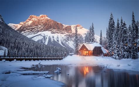 Download Wallpaper Mountains Winter British Columbia