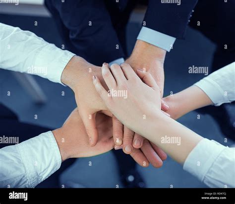 Hands Folded Together Stock Photo Alamy