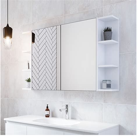 1200mm Mirrored Bathroom Cabinets Rispa