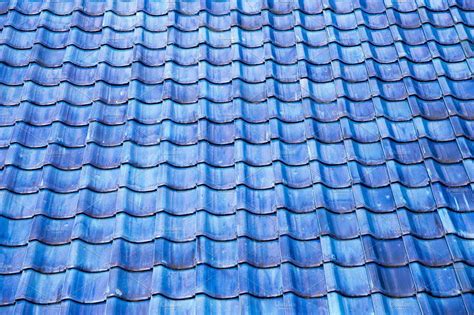 Japanese Blue Tiled Roof Blue Roof Japanese House Roof