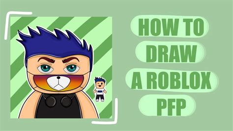 Roblox Pfp Tutorial To Draw A Roblox Pfp Youtube