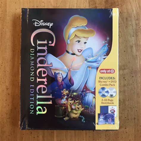 NEW DISNEY CINDERELLA Diamond Edition Blu Ray DVD Disc Set Target Exclusive PicClick