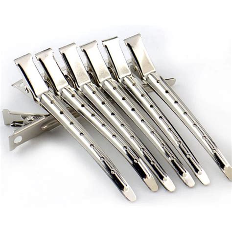 Buy 10pcs Professional Salon Stainless Hair Clips Hair