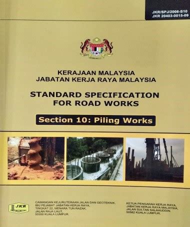  is supplied and installed to department of state growth standards using acceptable materials  continues to function as intended after. STANDARD SPECIFICATION FOR ROAD WORKS - SECTION 10 (TERBARU)