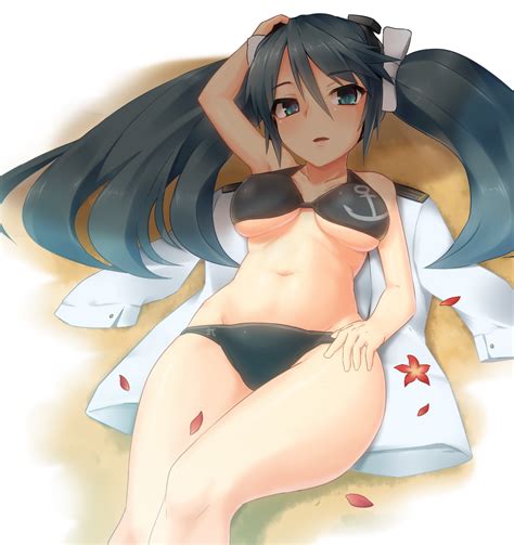 Ayagi Daifuku Isuzu Kancolle Kantai Collection 10s 1girl Bikini