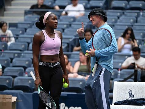 Coco Gauff Attempts To Butter Coach Brad Gilbert Up After Snapping At Him During Match Against
