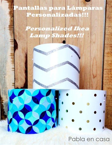 How to fit ikea shades onto non ikea lamps and fix other crooked. Personalized Lobbo shades - IKEA Hackers | Ikea hackers, Ikea lamp shade, Ikea lamp