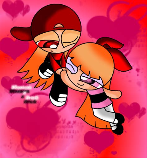 blossom and brick by powerpuffgirls123100 on deviantart