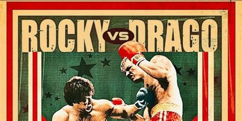 Art Posters Art Rocky Iv Rocky Balboa Vs Ivan Drago Fight Posterprint