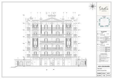 Neo Classic Mixed Use Building Designandworking Drawings Behance