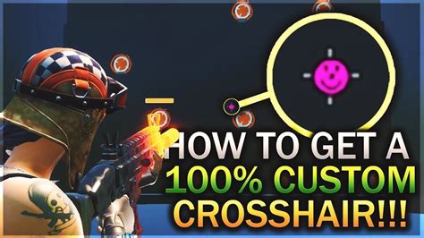 How To Get A Custom Crosshair In Fortnite Youtube