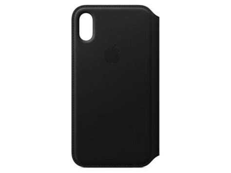 Apple Iphone X Leather Folio Case Black For Sale Online Ebay