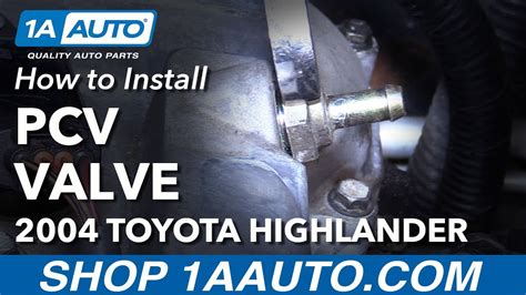 How To Replace Pcv Valve 2000 07 Toyota Highlander 1a Auto