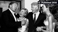 When Hillary and Donald Were Friends - The New York Times