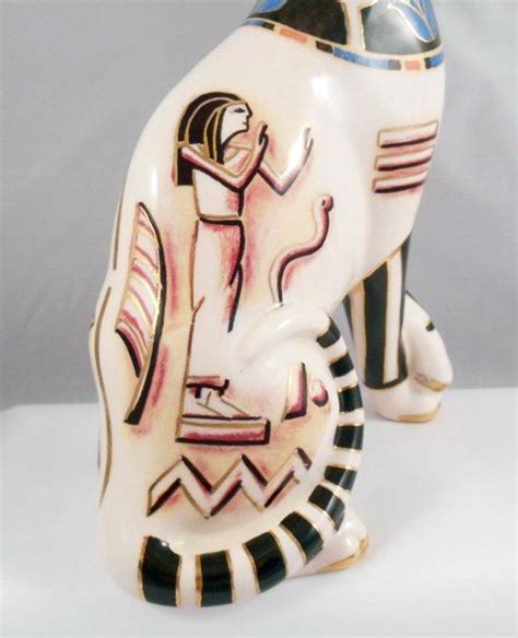 Rare Large Paul Cardew Cool Catz Collection Egyptian Cat 8 Inches High