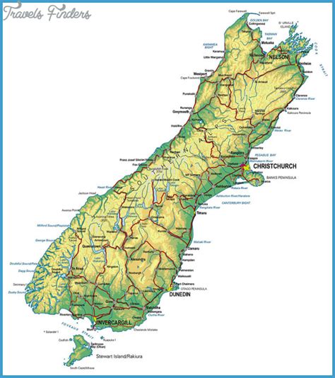New zealand political map detailed administrative map of new royalty free cliparts vectors and stock illustration image 124170614. Map New Zealand South Island - TravelsFinders.Com