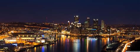 Pittsburgh Skyline At Night Wallpaper