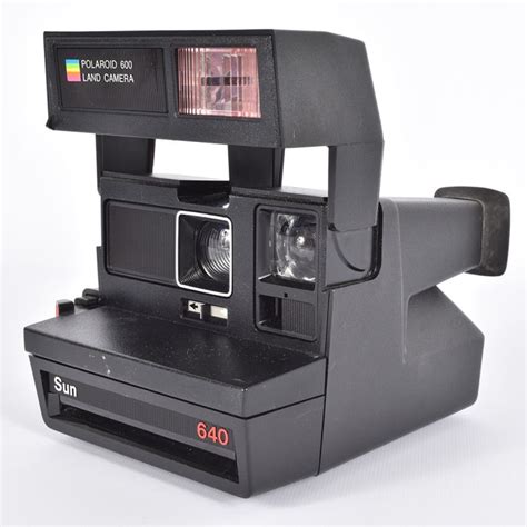 Polaroid Sun 640 Black Instant Camera At Keh Camera