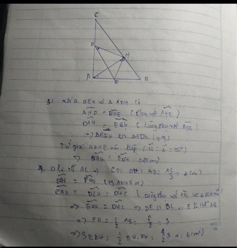 Cho tam giác ABC vuông tại A AB cm AC cm Vẽ đường cao AH a