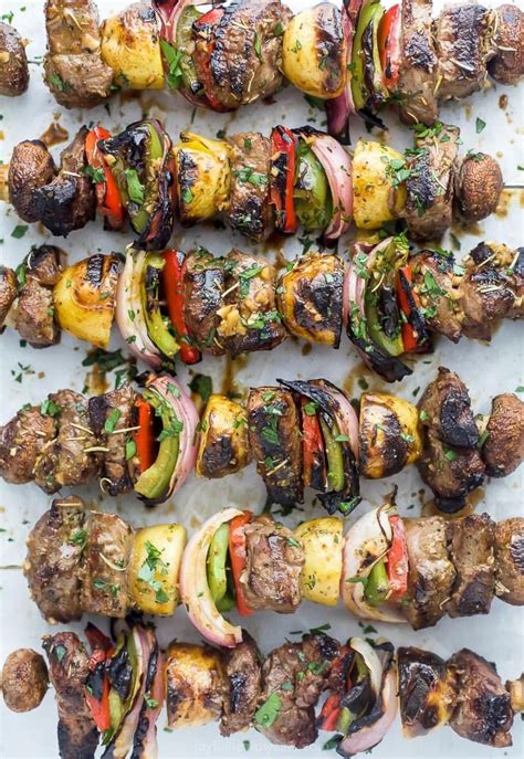The Best Marinated Steak Kabobs Easy Summer Grilling Idea Recipe