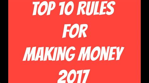 Make money online in uganda 2017. HOW TO MAKE MONEY: Top 10 Rules Of Making Money 2017 - YouTube