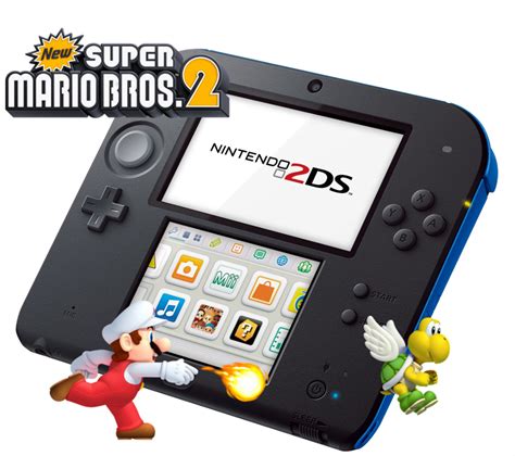 Comprar el juego mario bros. Nintendo 2DS Azul + New Super Mario Bros 2 - DiscoAzul.com