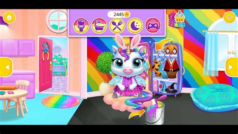 My Baby Unicorn 2 New Virtual Pony Pet Gameplay Youtube