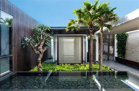 House plans with terraces, decks, verandas, or porches for outside living. Modern Resort Villa With Balinese Theme | iDesignArch ...