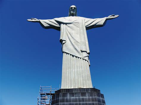 Rio La Statue Du Christ Rédempteur Sur Les Hauteurs De Rio De Janeiro