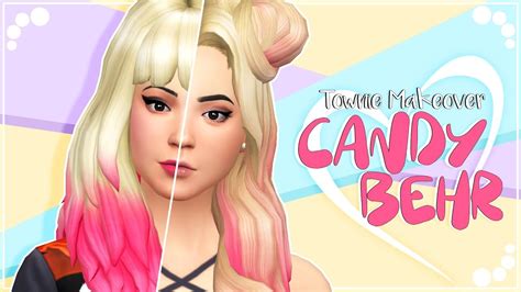 Candy Behr The Sims 4 Townie Makeover Cc List And Sim Download Youtube