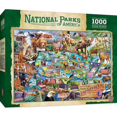 National Parks 1000 Pc Puzzle Poopsies Ts And Toys