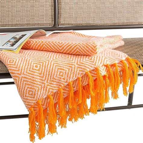 Hollyhome 60x70 Inches Burnt Orange Luxury Soft Cozy